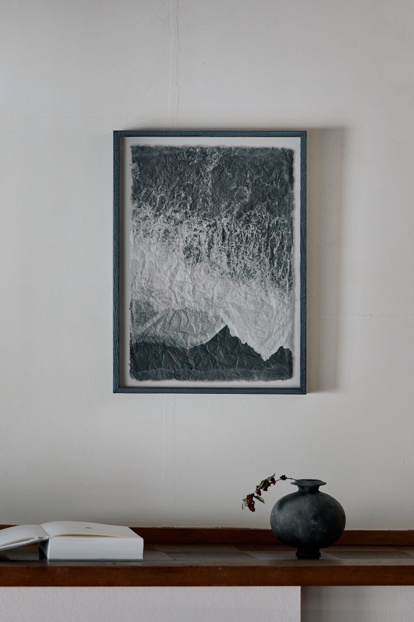 Birgitta de Vos|Washi paper print series|Vibrations framed