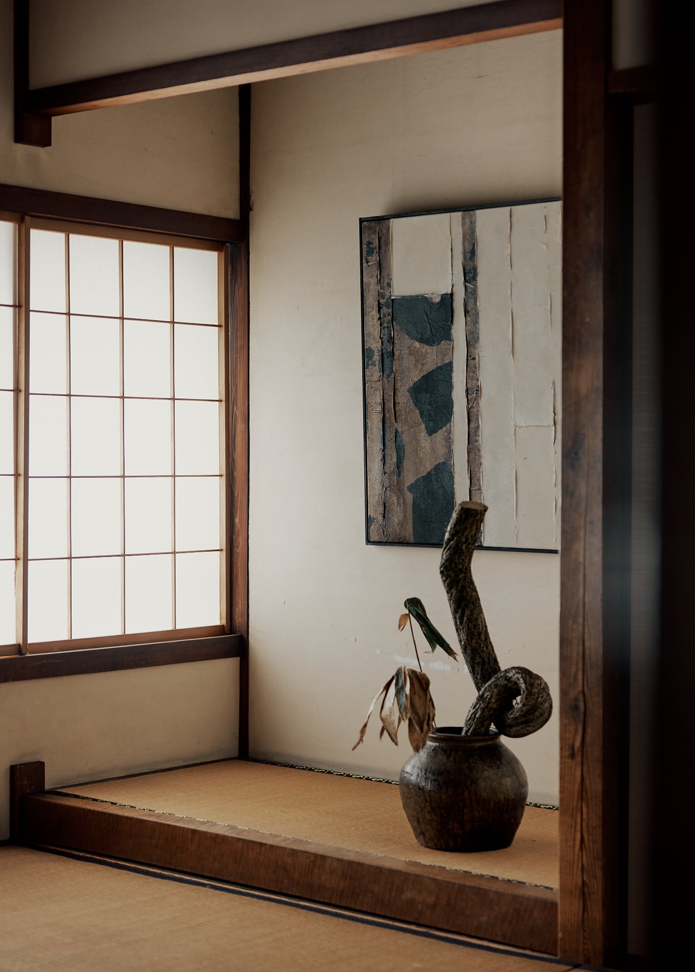 Alexandra Yan Wong | Untitled (Brown & White Collage)