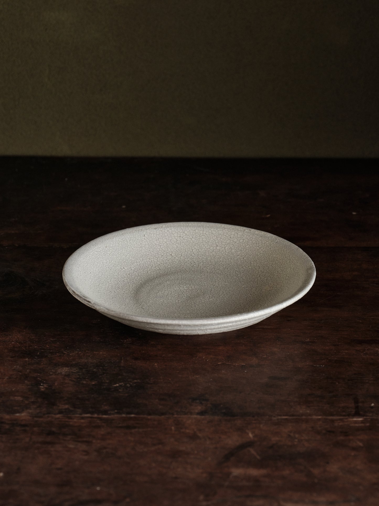 Atsushi Ogata | White Ceramic Hibite Plate M