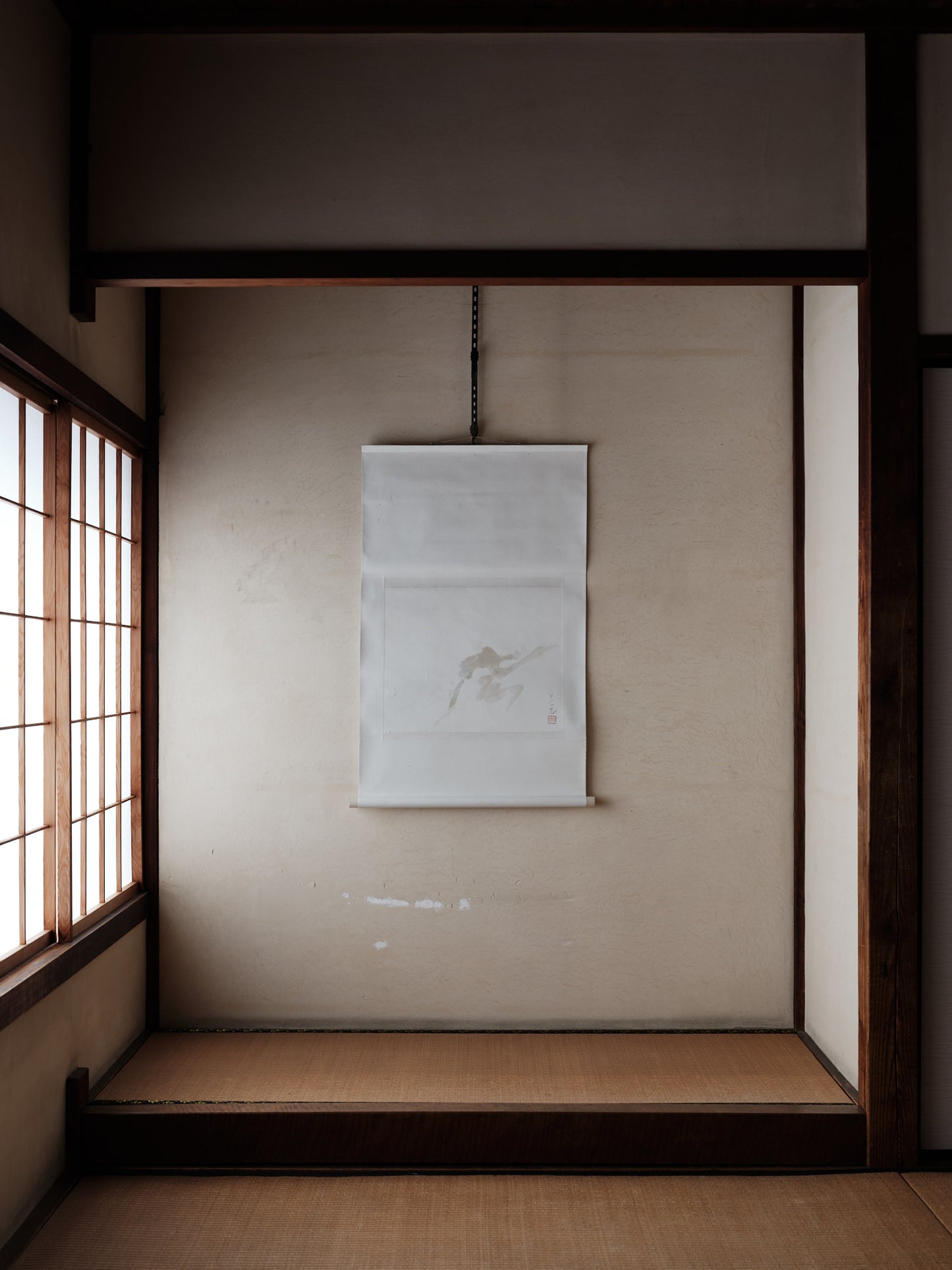 ハタノワタル｜和紙  掛け軸 書｜ 風