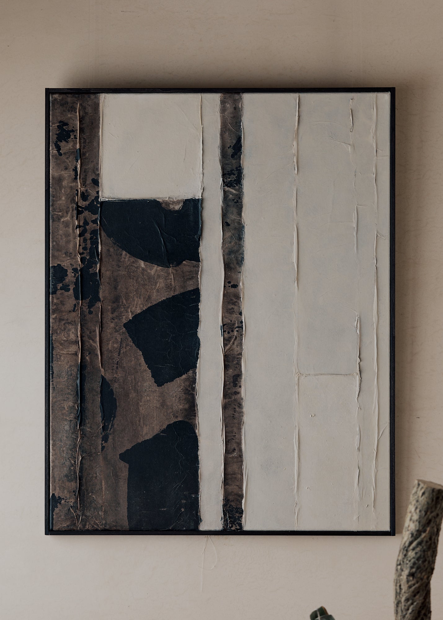 Alexandra Yan Wong | Untitled (Brown & White Collage)