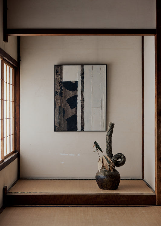 Alexandra Yan Wong | Untitled (Brown & White Stripe)