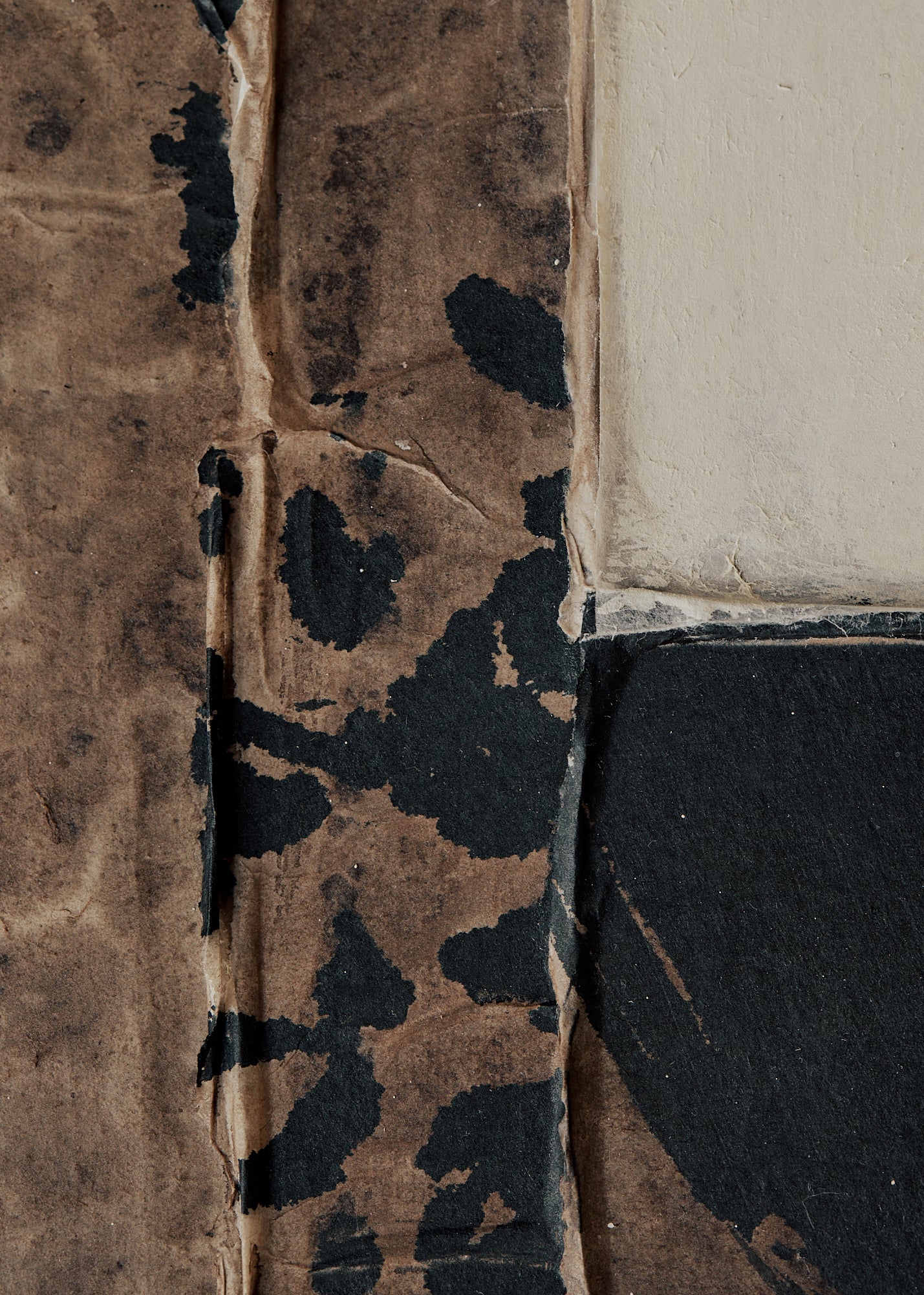 Alexandra Yan Wong | Untitled (Brown & White Collage)